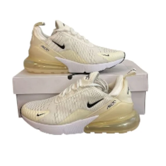 Nike Air Max 270 Women's Sail/Coconut Milk/Pale Ivory/Black - Picture 4 of 5